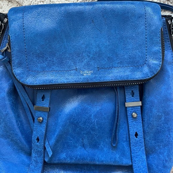 Cobalt Blue Boktier Crossbody Satchel - Picture 12 of 14